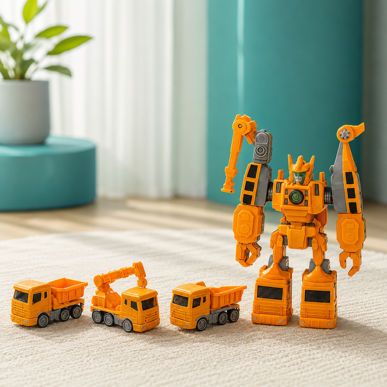 Magnetisches Bauset für Fahrzeuge und Roboter