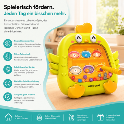 Magnetisches Lern-Labyrinth für Kinder – Fokus, Spaß & Denken