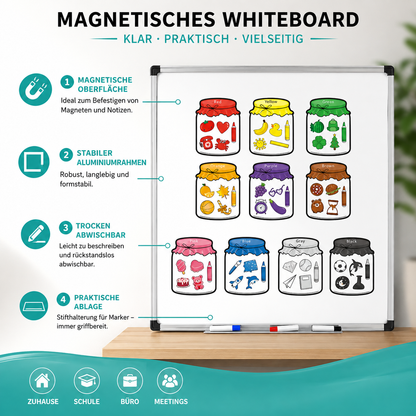 Magnetisches Farb- & Sortierspiel – Lernen, Spielen & Entdecken