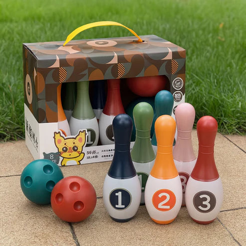 Buntes Kinder Bowling Set – Innenbereich & Im Freien Spielspaß für Kinder