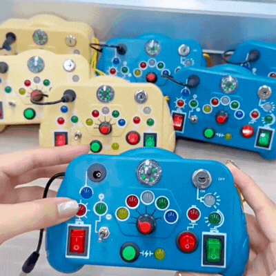 LED Busy Board Montessori – Interaktives Lernspielzeug