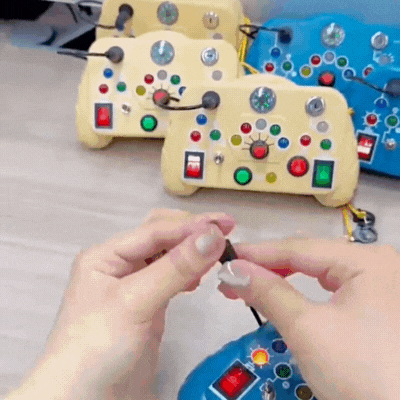 LED Busy Board Montessori – Interaktives Lernspielzeug