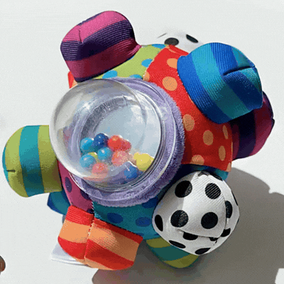 Baby Sensorik Rasselball – Spielerisch Denken & Fühlen lernen