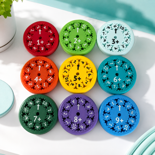 Fidget Spinner Mathe Spielzeug für Kinder Addition-9 Stück