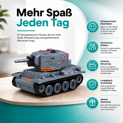 Mini RC SchlachtTank – Realistischer Aktion-Spaß mit sicherem Infrarot-Duell