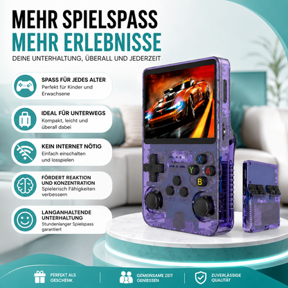 Handheld Spielkonsole für Kinder mit vielen Spielen und großem Speicher