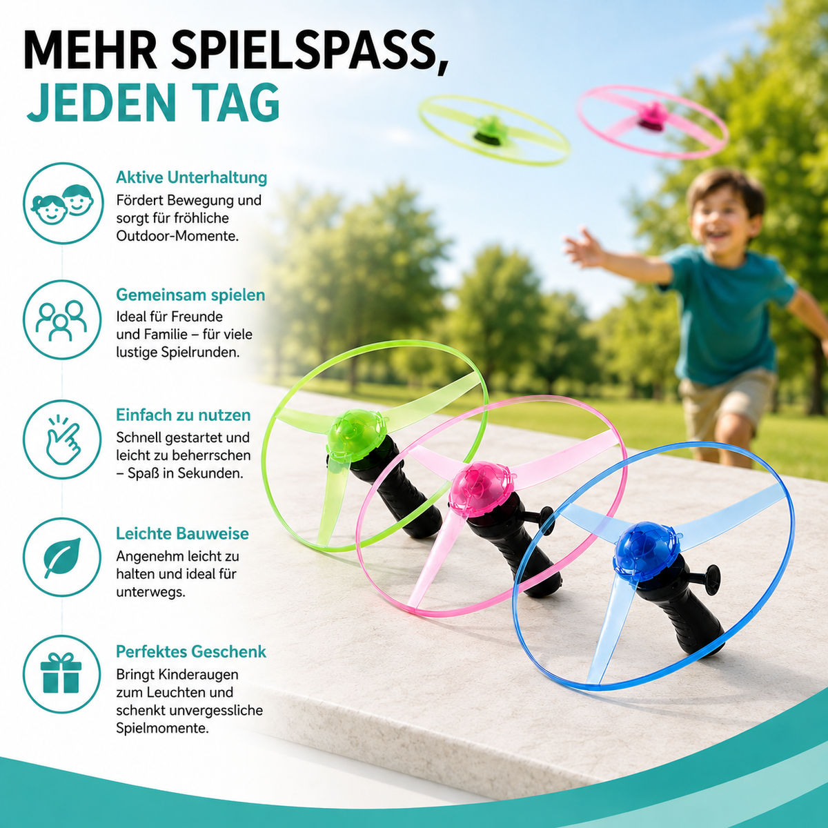 LED Flugscheibe – Lass den Himmel & Kinderaugen leuchten!