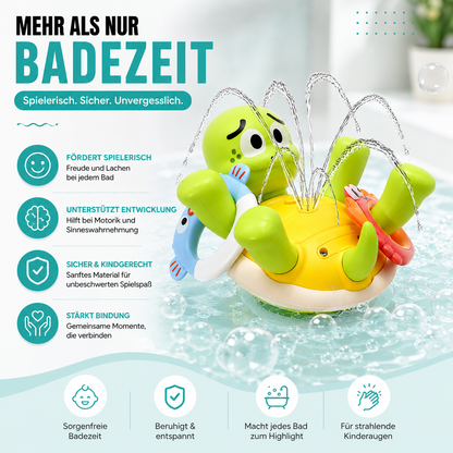 Wiederaufladbar Schildkröte Bad Spielzeug– Wasserfontäne & Spielspaß für Kinder