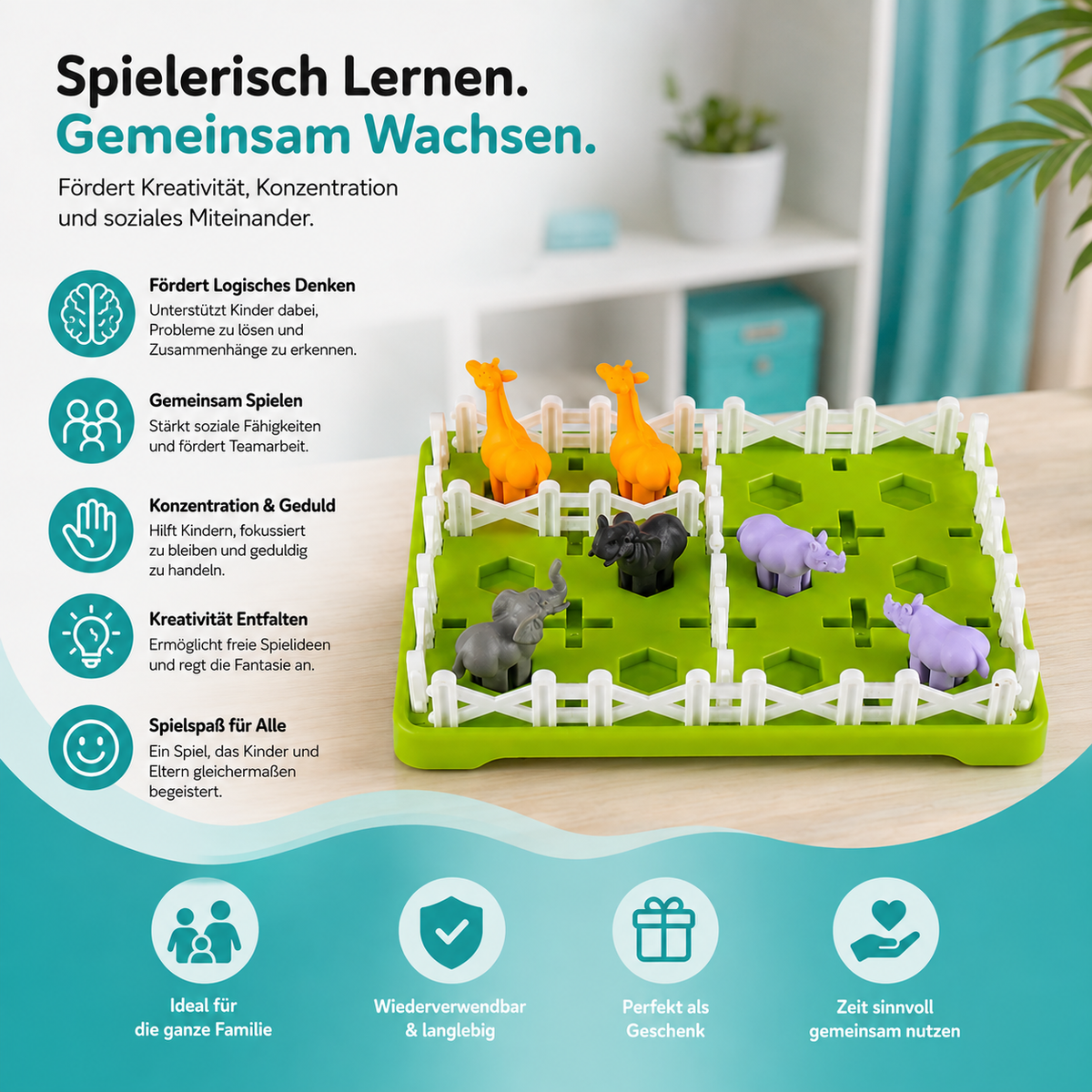 Mehrspieler Bauernhof Puzzle – Familienzeit voller Spaß & Lernen