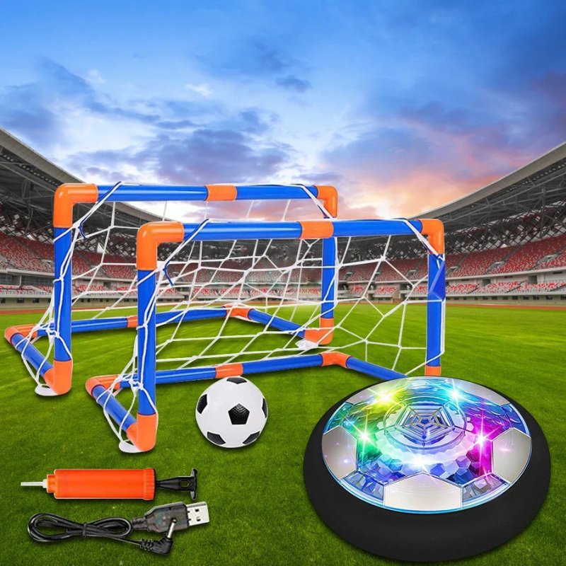 Fußball Spielset – 2 Tore und leuchtender Ball für Innenräume