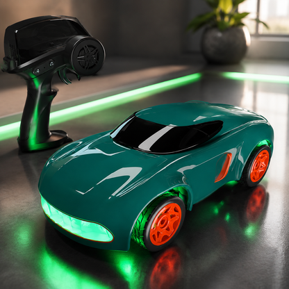 Mini Drift Rennfahrzeug – 4WD mit Licht & Aktion Grün