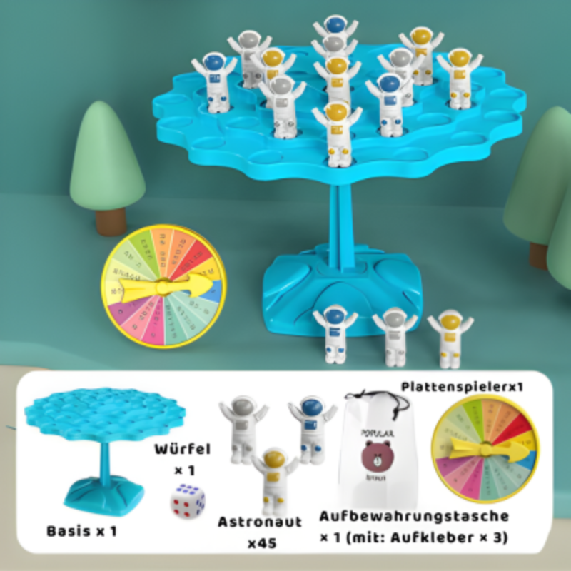 Balance Baum Holzspielzeug mit Figuren für Kinder Kaninchen