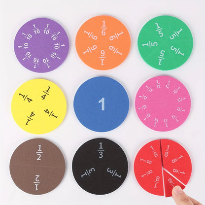 Farbenfrohes Bruchrechen-Set zum Kennenlernen von Brüchen