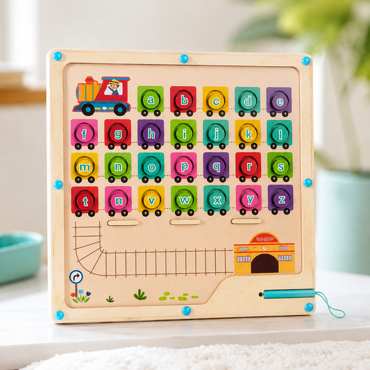 Montessori Magnet-Labyrinth – Spielerisch Buchstaben lernen!