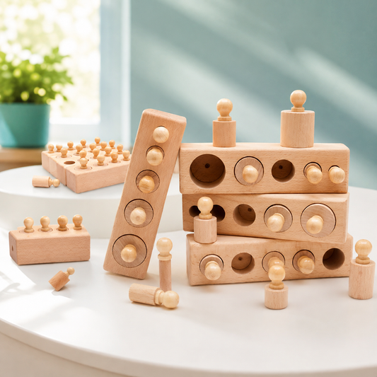 Montessori Lernspielzeug – Intelligentes Holzpuzzle für Kinder