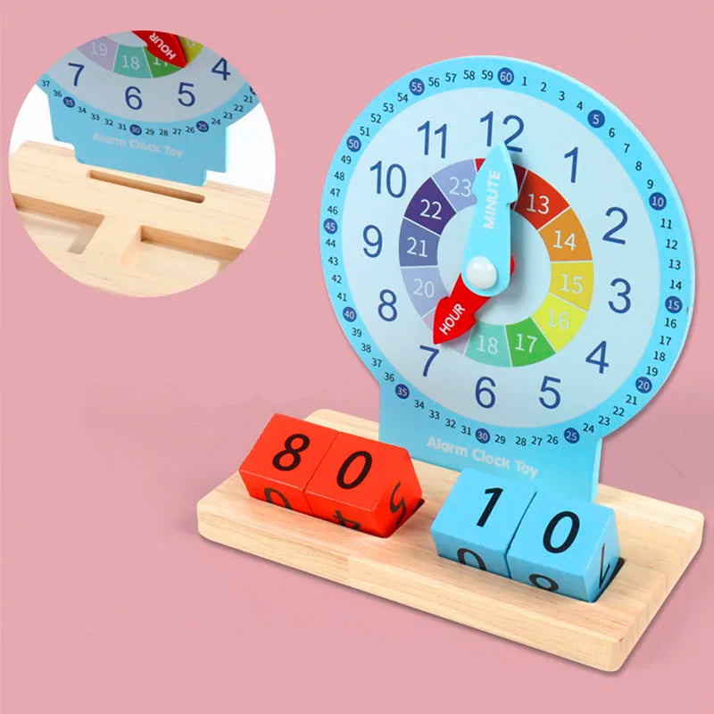 Zeit lernen leicht gemacht – Montessori Uhr für Kindergarten