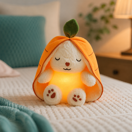 Musik Kuscheltier Hase mit Licht
