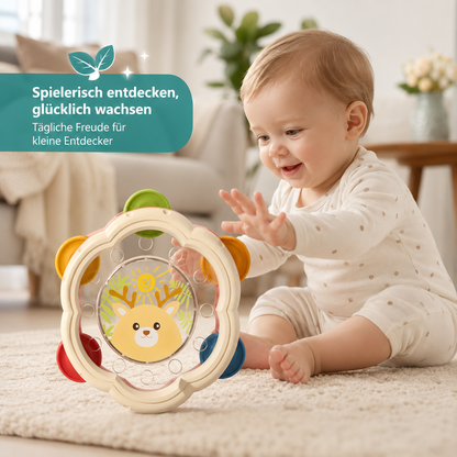 Montessori Musik Trommel für Babys – Lernen mit Spaß & Rhythmus