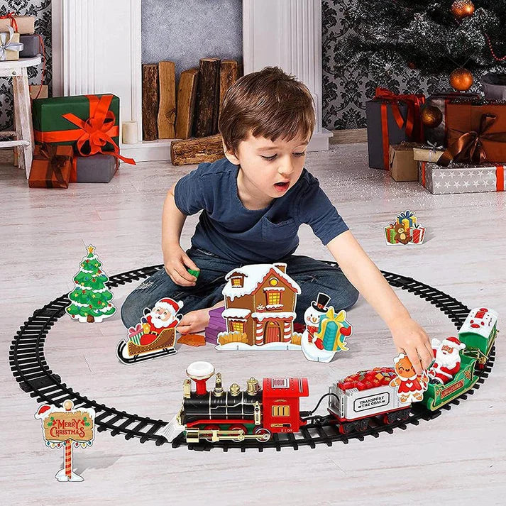 Weihnachtszug mit Licht und Klang