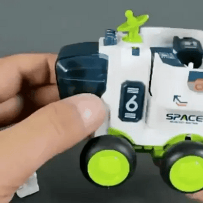 3-in-1 Weltraum Raketen-Spielset mit Astronaut