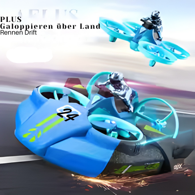 3-in-1 RC Drohne – Fliegen, Fahren & Schwimmen für Kinder