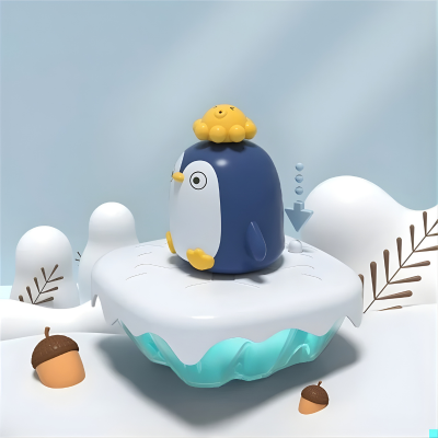 Magischer Eisberg-Pinguin – Spritzender Badespaß für Kinder