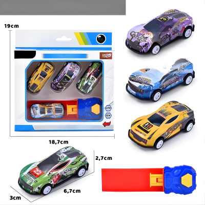 Turbo Mini Stunt Auto – Ziehen-Zurück Power & Mega Springen Aktion für Kids