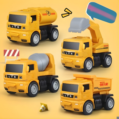 Transformierbarer Baumaschinen-LKW– Robust, spannend, vielseitig