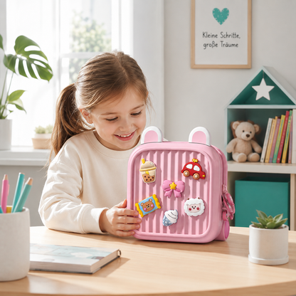 Intelligenter Kinder-Rucksack mit Rückenstütze & DIY-Design