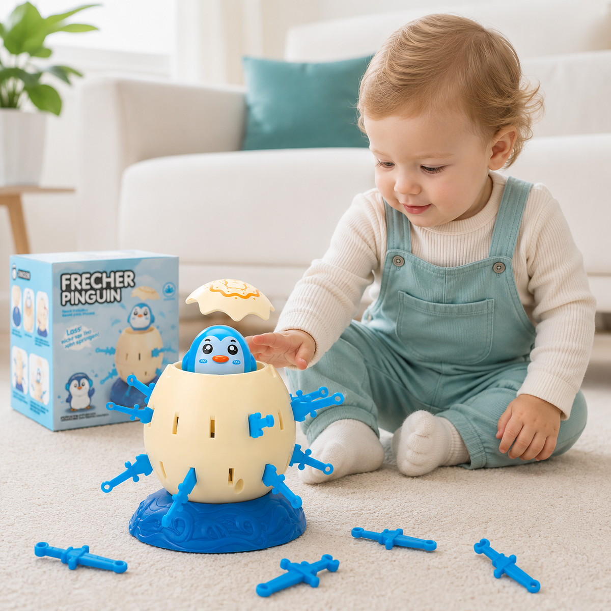 Piraten-Pinguin Spiel – Interaktiver Spielspaß für kluge Kinder