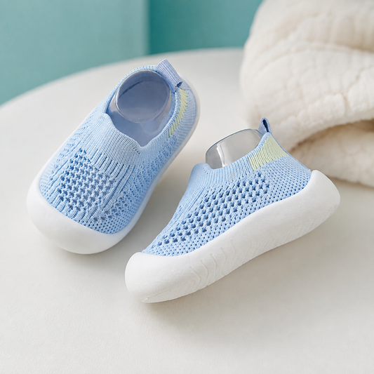 Atmungsaktive Kinder Sneakers - Schuhe für Alltag & Schule Blau