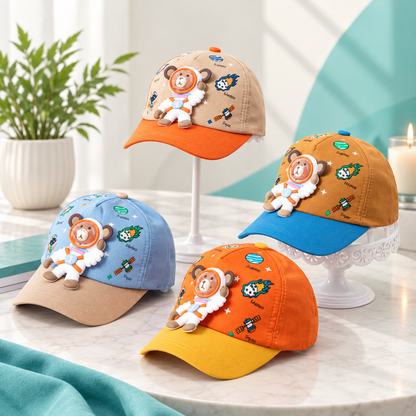 Karikatur Tragen Kinder Kappe für Kinder – Coole Streetwear für Jungs & Mädchen
