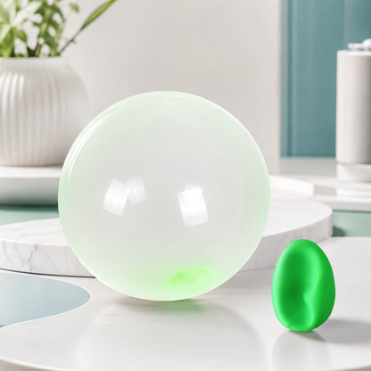 Elastischer Wasser- und Luftspielball für Garten und Strand Grün