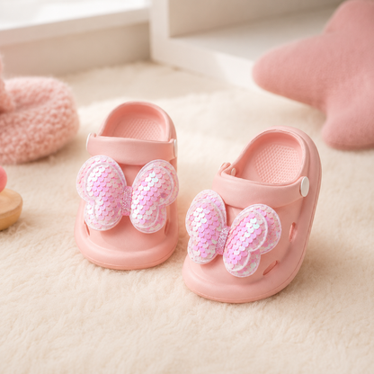Prinzessinnen-Slipper – Weich, Sicher & Stilvoll! Rosa