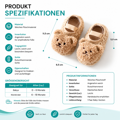 Kuschelige Baby-Socken– Sicher & Warm bei den ersten Schritten