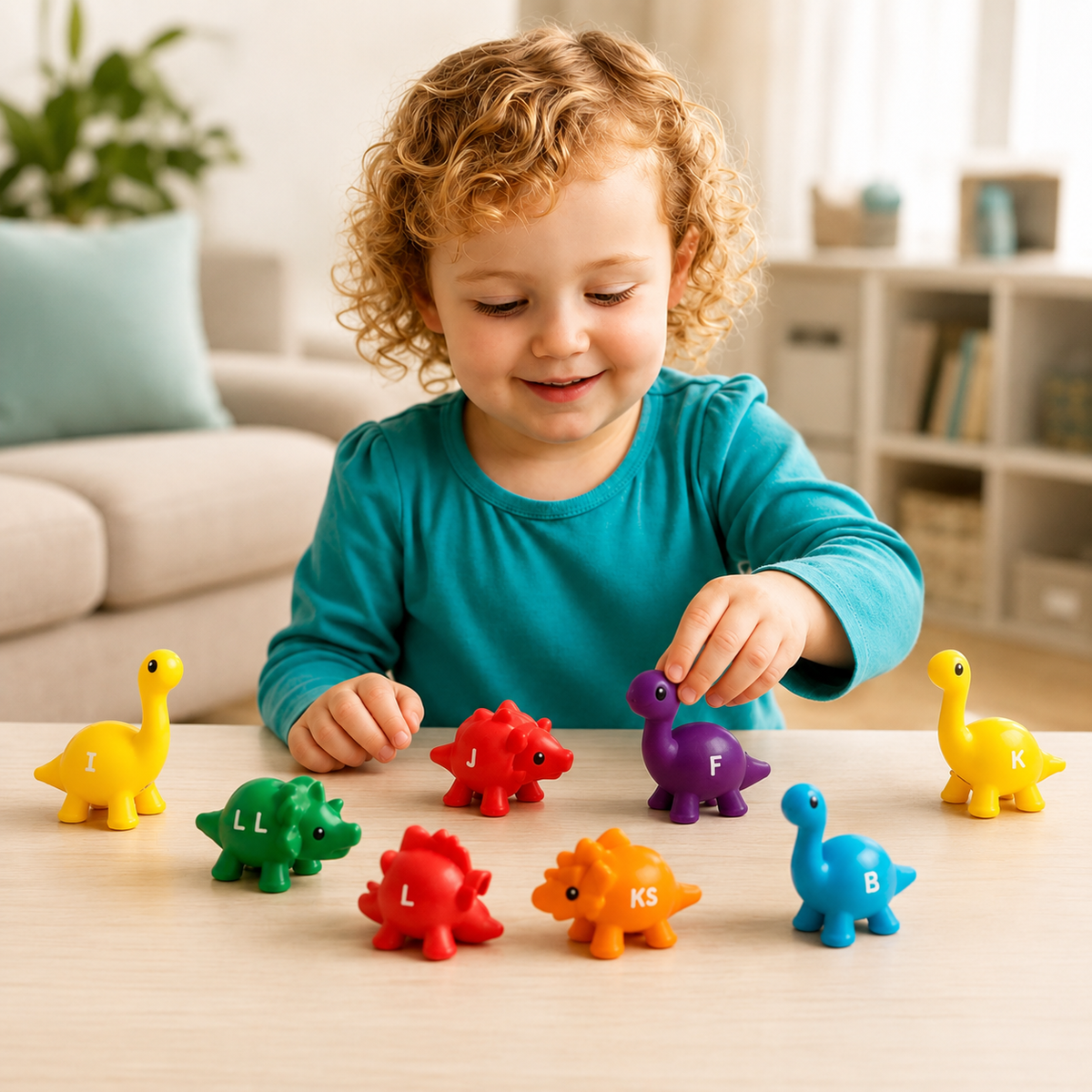 Dinosaurier Lernspielzeug – Farben, Zahlen & Buchstaben spielerisch entdecken