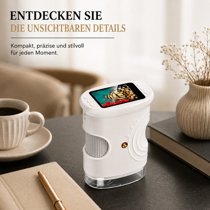 Tragbares Digitalmikroskop für Kinder & Erwachsene mit Display