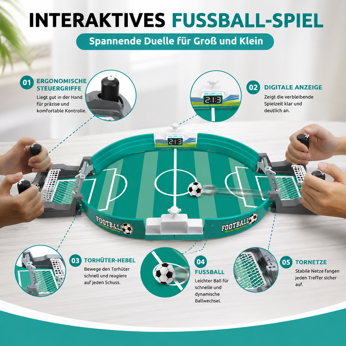 Mini Fußball Tischspiel – Spannung, Spaß & echtes Match-Gefühl