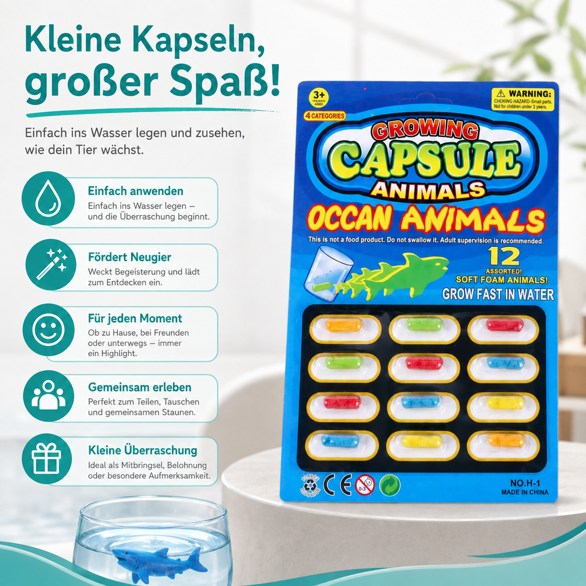 Magische Dino-Kapseln – Entdecke das Wunder im Wasser!