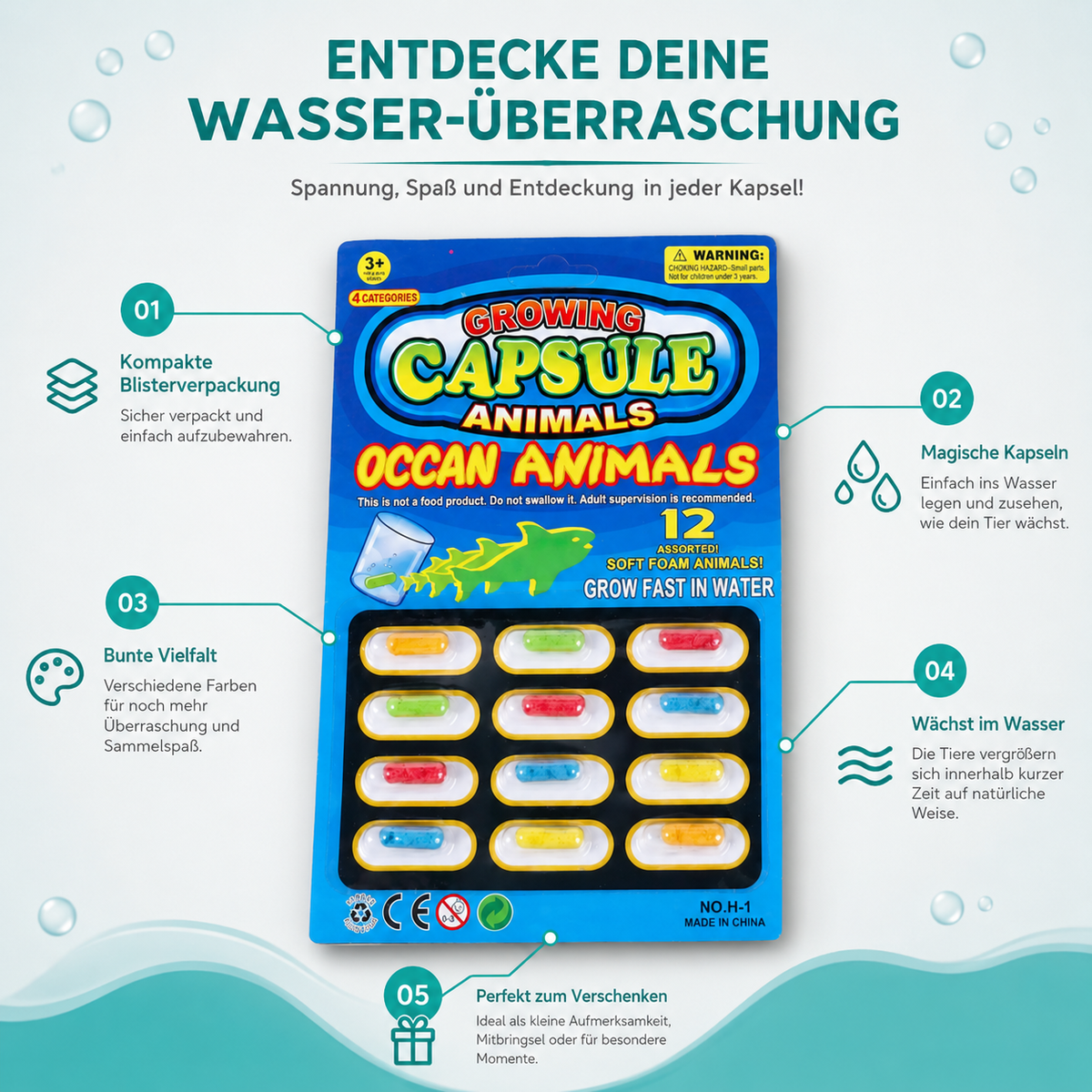 Magische Dino-Kapseln – Entdecke das Wunder im Wasser!