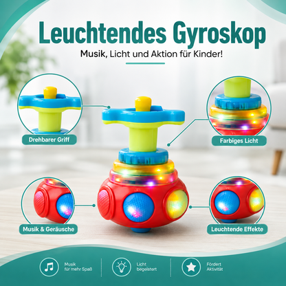 Leuchtendes Gyroskop – Musik, Licht und Aktion für Kinder!