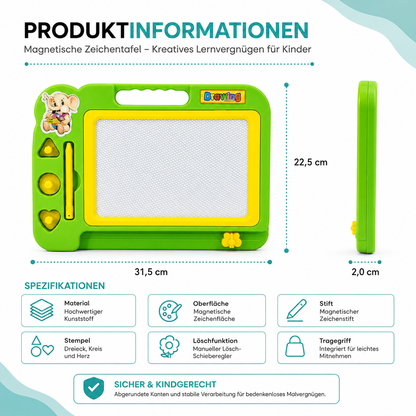 Magnetische Zeichentafel – Kreatives Lernvergnügen für Kinder