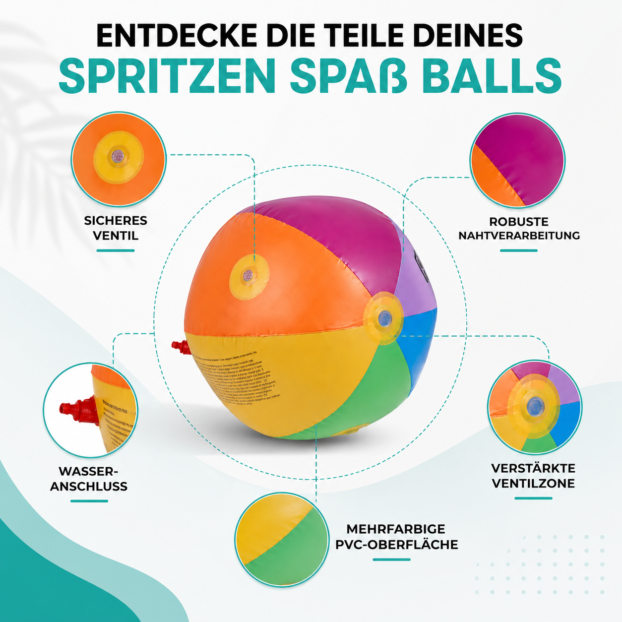 Spritzen Spaß Ball – Der lustige Wasserspaß für Kinder!
