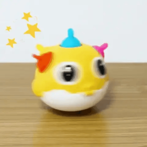 Pufferfish Bell Baby Shaker – Sensorik Spielzeug für frühe Entwicklung
