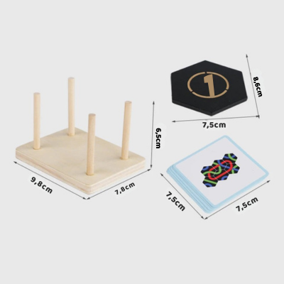 Montessori Logik Puzzle – Kreatives Denkspiel für Kinder