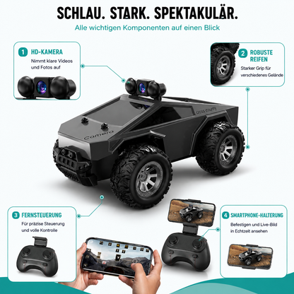 Schlau Drift RC Auto mit HD-Kamera – Rennen, Filmen & Staunen!