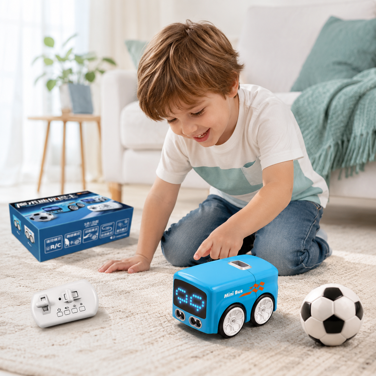 Intelligenter RC Mini Bus – Gestensteuerung Spielzeugauto