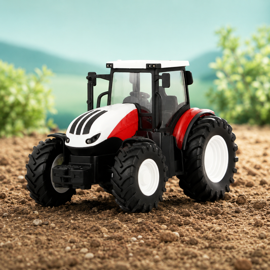 Bauernhof-Spaß pur! RC Traktor mit LED-Licht & realistischem Klang 4 Räder