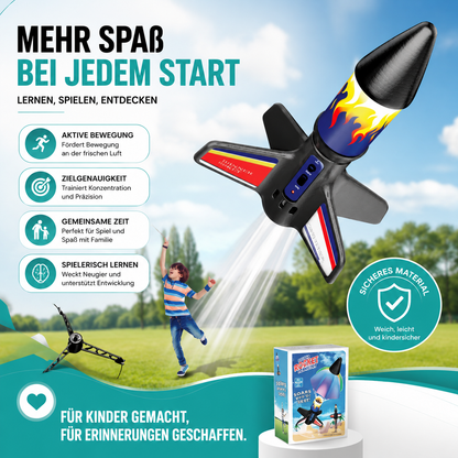 Raum Rakete Launcher für Kinder – Fliegende Rakete mit LED