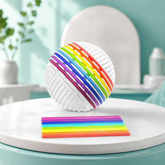Regenbogen Sensorik Ball – Flexibles Fidget Spielzeug